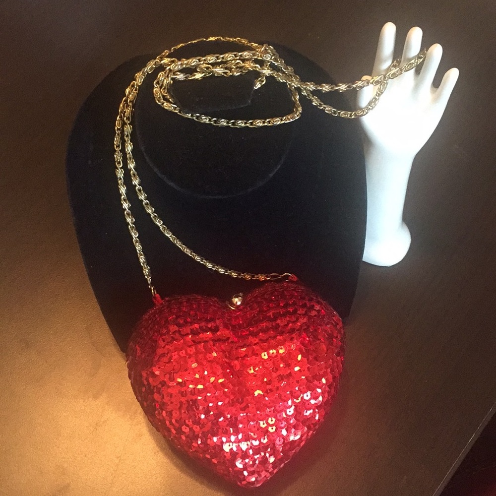 ❤️Please call my Cardiologist! ❤️Shape Sequin Bag